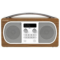 Pure Evoke D6 DAB/FM Bluetooth Radio, Oak